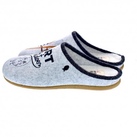 Pantuflas Potatoes zapatos Hombre modelo Torva Gris 