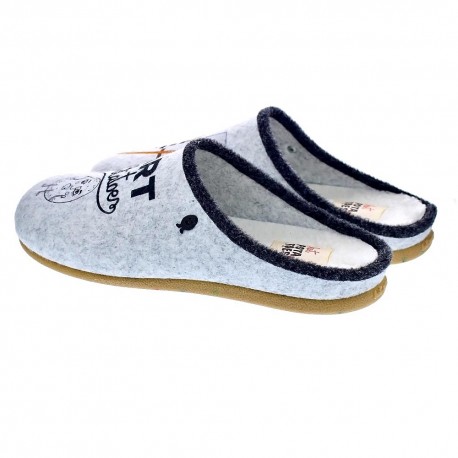 Pantuflas Potatoes zapatos Hombre modelo Torva Gris 