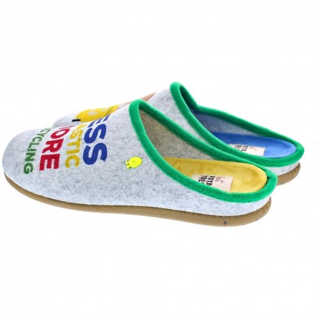 Pantuflas Potatoes zapatos Hombre modelo Rance Gris 