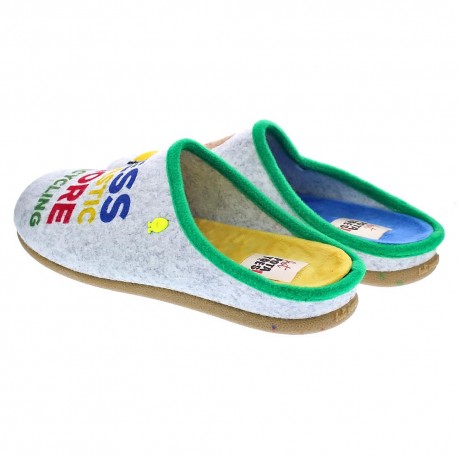 Pantuflas Potatoes zapatos Hombre modelo Rance Gris 