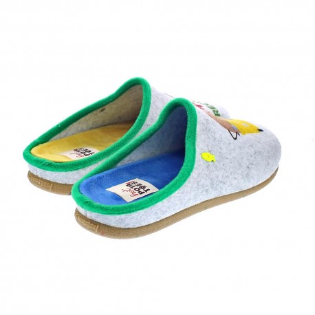 Pantuflas Potatoes zapatos Hombre modelo Rance Gris 