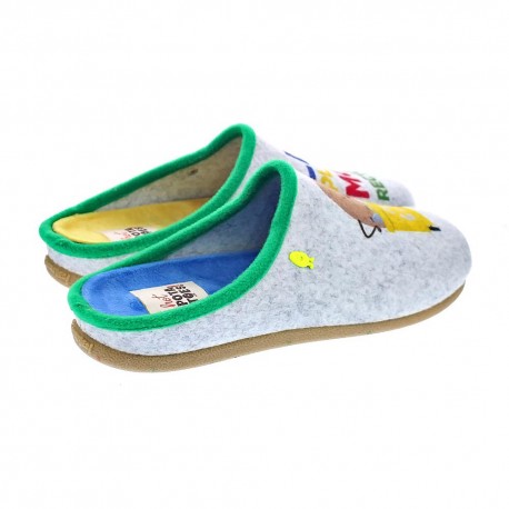 Pantuflas Potatoes zapatos Hombre modelo Rance Gris 