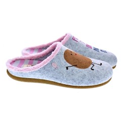 Pantuflas Potatoes zapatos Mujer modelo Kontich Gris  2
