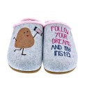 Pantuflas Potatoes zapatos Mujer modelo Kontich Gris 