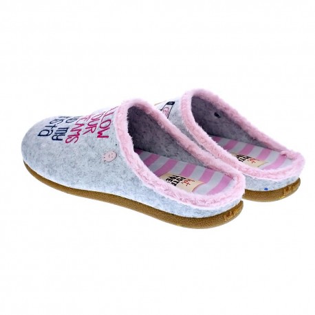 Pantuflas Potatoes zapatos Mujer modelo Kontich Gris 