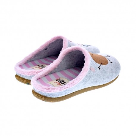 Pantuflas Potatoes zapatos Mujer modelo Kontich Gris 