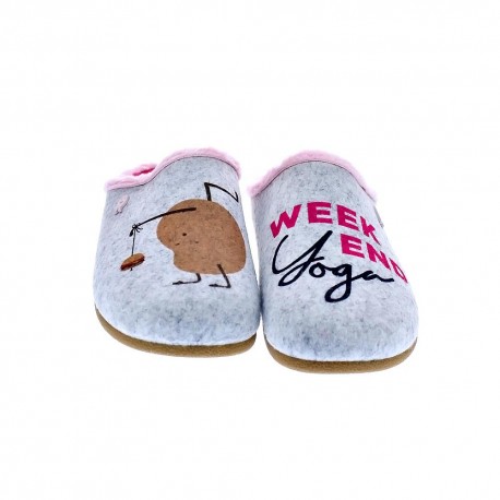 Pantuflas Potatoes zapatos Mujer modelo Eisfeld Gris 