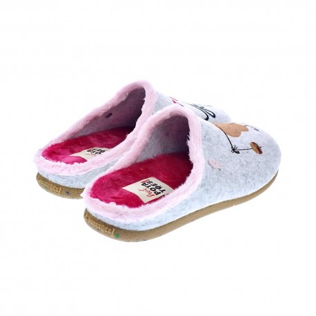 Pantuflas Potatoes zapatos Mujer modelo Eisfeld Gris 