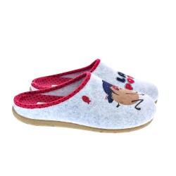 Pantuflas Potatoes zapatos Niño modelo Berford Gris  2