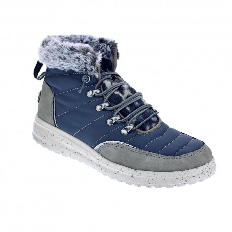 Botines Hey Dude zapatos Mujer modelo Brandy Azul 