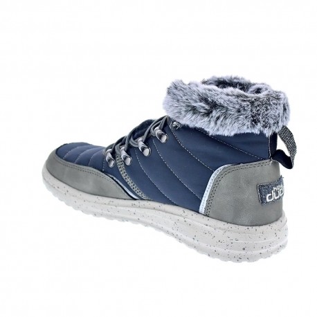 Botines Hey Dude zapatos Mujer modelo Brandy Azul 