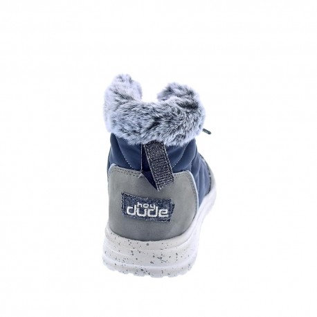Botines Hey Dude zapatos Mujer modelo Brandy Azul 