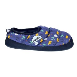 Pantuflas Nuvola zapatos Niño modelo Printed Teddy Blue Azul  2