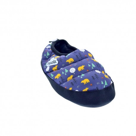 Pantuflas Nuvola zapatos Niño modelo Printed Teddy Blue Azul 