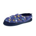 Pantuflas Nuvola zapatos Niño modelo Printed Teddy Blue Azul 