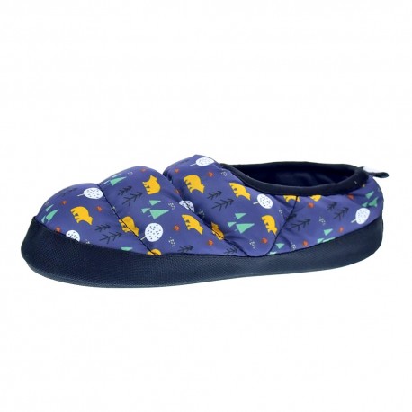 Pantuflas Nuvola zapatos Niño modelo Printed Teddy Blue Azul 