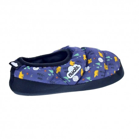 Pantuflas Nuvola zapatos Niño modelo Printed Teddy Blue Azul 