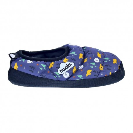 Pantuflas Nuvola zapatos Niño modelo Printed Teddy Blue Azul 