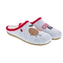 Pantuflas Potatoes zapatos Mujer modelo Rehau Gris 