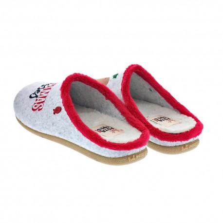 Pantuflas Potatoes zapatos Mujer modelo Rehau Gris 