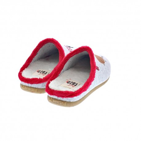 Pantuflas Potatoes zapatos Mujer modelo Rehau Gris 