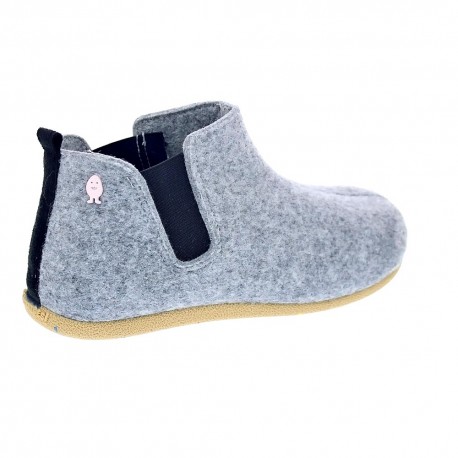 Pantuflas Potatoes zapatos Mujer modelo Zarechy Gris 
