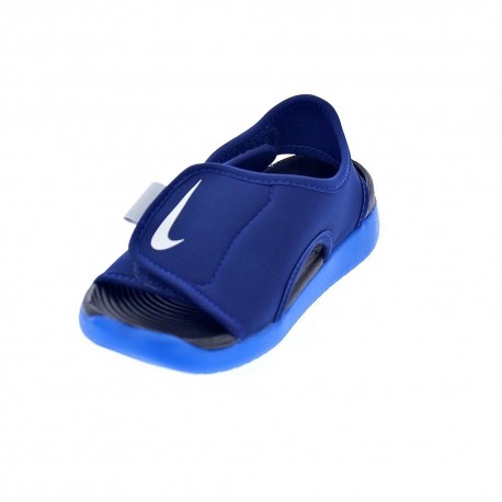 Chanclas Nike zapatos Niño modelo Sunray Adjust Azul 
