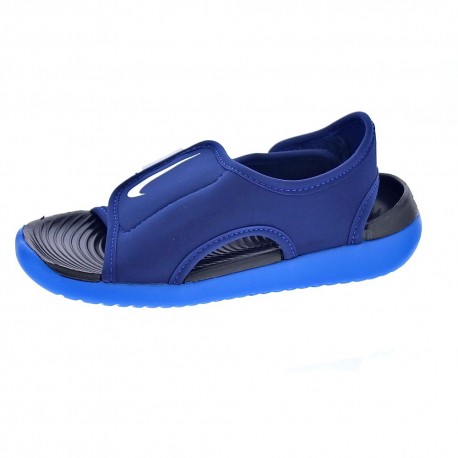 Chanclas Nike zapatos Niño modelo Sunray Adjust Azul 