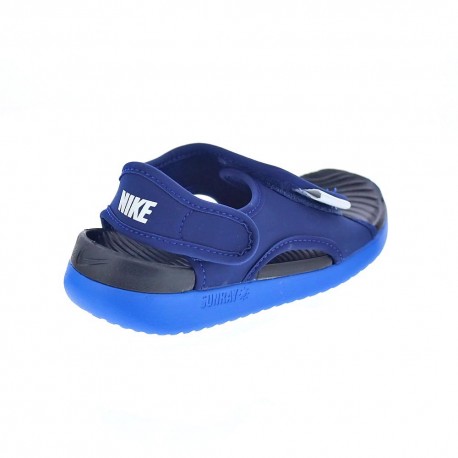 Chanclas Nike zapatos Niño modelo Sunray Adjust Azul 