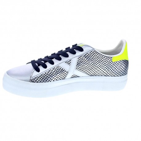 Zapatillas Munich zapatos Mujer modelo Rete Sky 10 Plata 