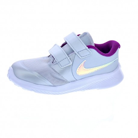 Zapatillas Nike zapatos Niña modelo Star Runner Plata 