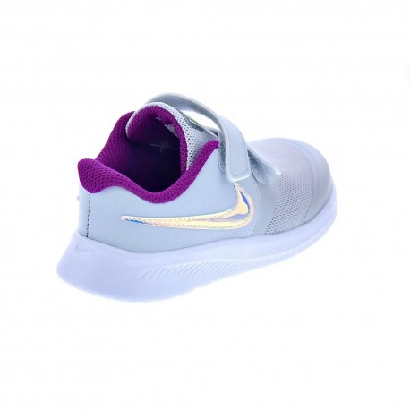 Zapatillas Nike zapatos Niña modelo Star Runner Plata 