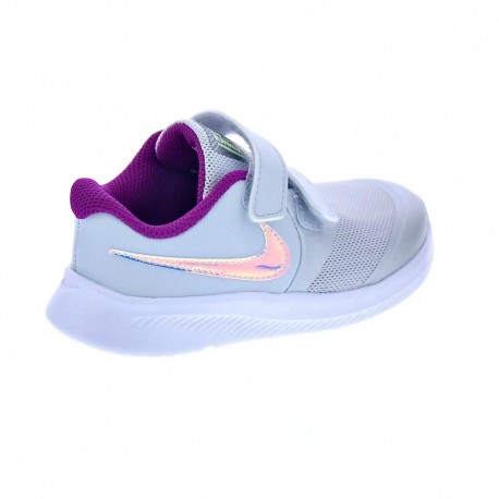 Zapatillas Nike zapatos Niña modelo Star Runner Plata 