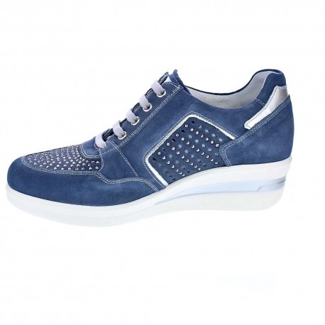 Zapatillas Nero Giardini zapatos Mujer modelo 0453 203 Azul 