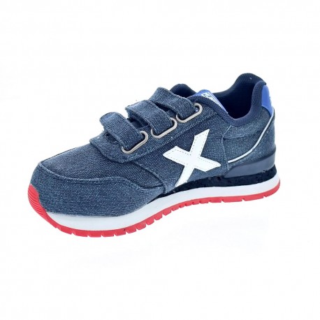 Zapatillas Munich Sport zapatos Niño modelo Dash Canvas Azul 