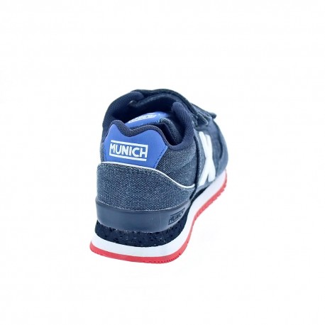 Zapatillas Munich Sport zapatos Niño modelo Dash Canvas Azul 