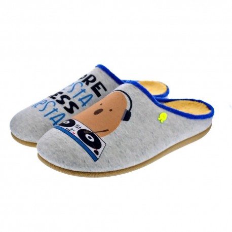 Pantuflas Potatoes zapatos Hombre modelo Bondo Gris 