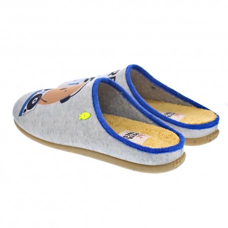 Pantuflas Potatoes zapatos Hombre modelo Bondo Gris 