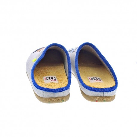 Pantuflas Potatoes zapatos Hombre modelo Bondo Gris 