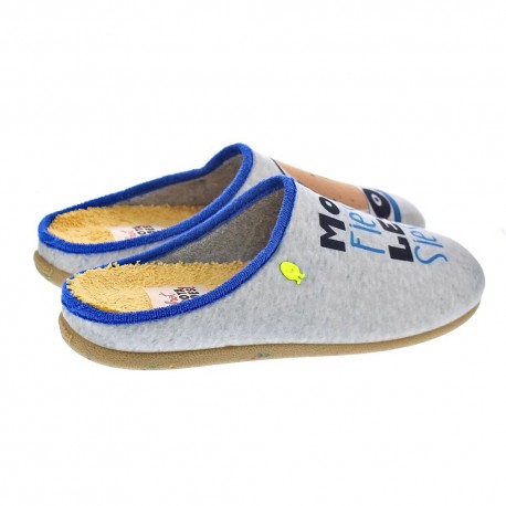 Pantuflas Potatoes zapatos Hombre modelo Bondo Gris 