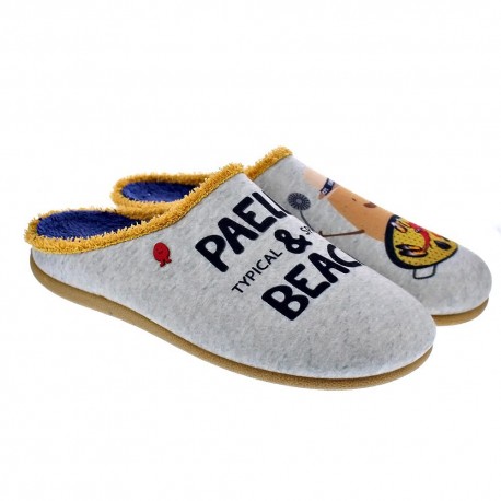 Pantuflas Potatoes zapatos Hombre modelo Kericho Gris 