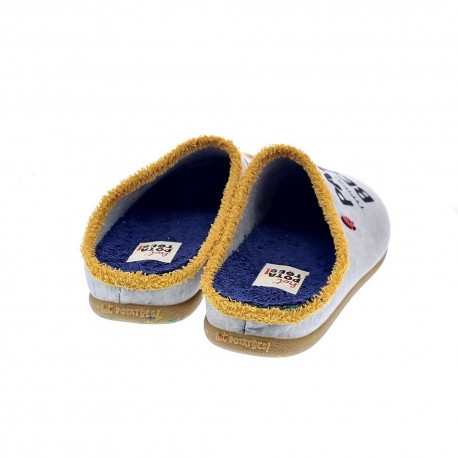 Pantuflas Potatoes zapatos Hombre modelo Kericho Gris 