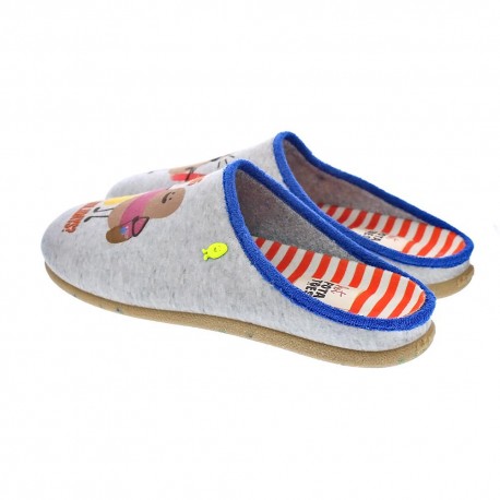 Pantuflas Potatoes zapatos Hombre modelo Lusaka Gris 