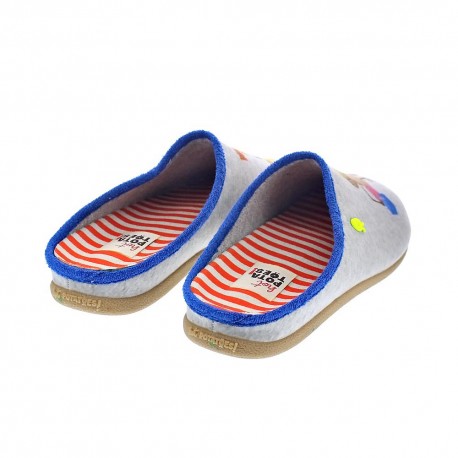 Pantuflas Potatoes zapatos Hombre modelo Lusaka Gris 