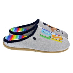 Pantuflas Potatoes zapatos Hombre modelo Maua Gris  2