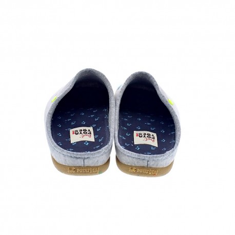 Pantuflas Potatoes zapatos Hombre modelo Ahero Gris 