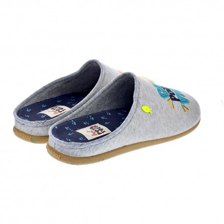 Pantuflas Potatoes zapatos Hombre modelo Ahero Gris 
