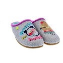 Pantuflas Potatoes zapatos Mujer modelo Litein Gris 