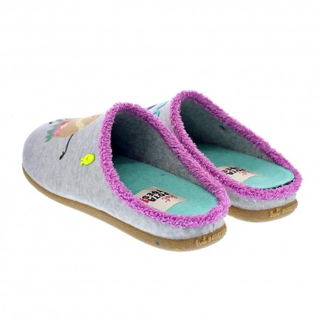 Pantuflas Potatoes zapatos Mujer modelo Litein Gris 