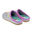 Pantuflas Potatoes zapatos Mujer modelo Litein Gris 